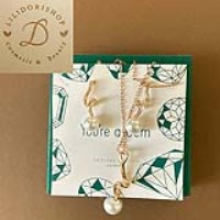 ست گردنبند و گوشواره مروارید اوریفلیم